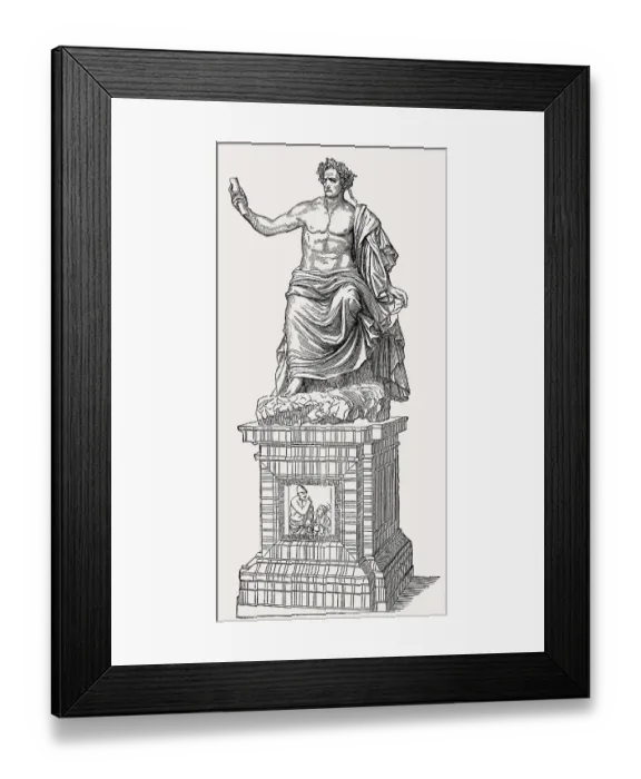 Framed Print : Nerva, Roman emperor from 96 to 98