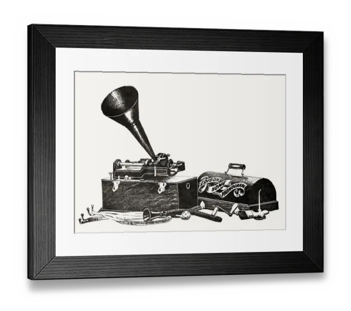 Framed Print : Historical illustration, 19th Century