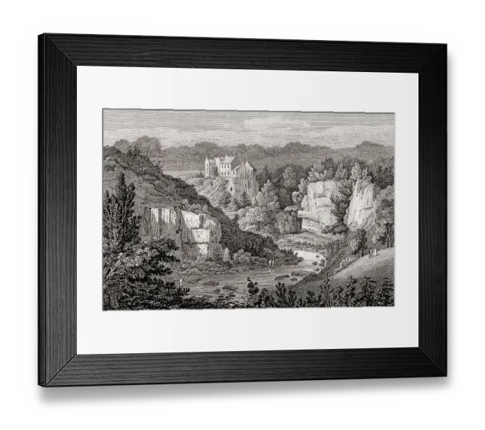 Framed Print : Hawthornden Castle, Midlothian Framed Print : Hawthornden Castle, Midlothian