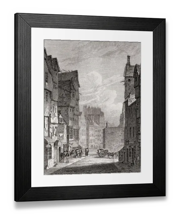 Framed Print : High Street from the Castle Parade Framed Print : High Street from the Castle Parade