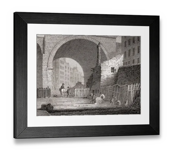 Framed Print : The Regent Bridge, Edinburgh, Scotland Framed Print : The Regent Bridge, Edinburgh, Scotland
