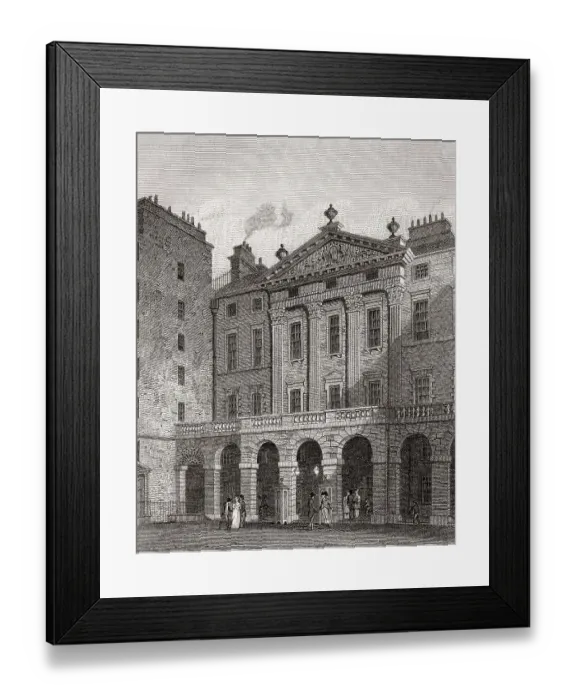 Framed Print : Royal Exchange, High Street, Edinburgh
