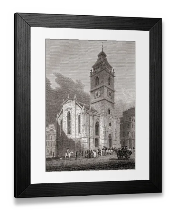 Framed Print : The Tron Kirk, Edinburgh, Scotland