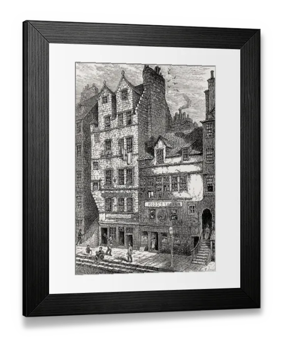Framed Print : Gladstone's Land, Lawnmarket