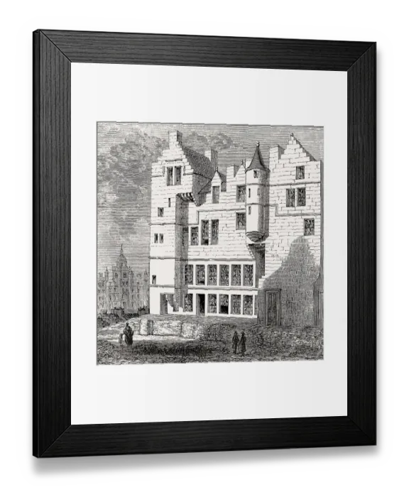 Framed Print : Robert Gourlay's House, Old Bank Close