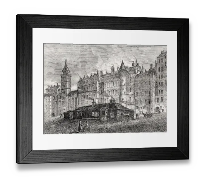 Framed Print : The Edinburgh City Guard House