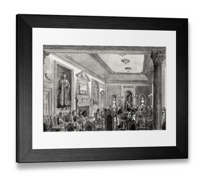 Framed Print : The town Council Chamber, Royal Exchange Framed Print : The town Council Chamber, Royal Exchange