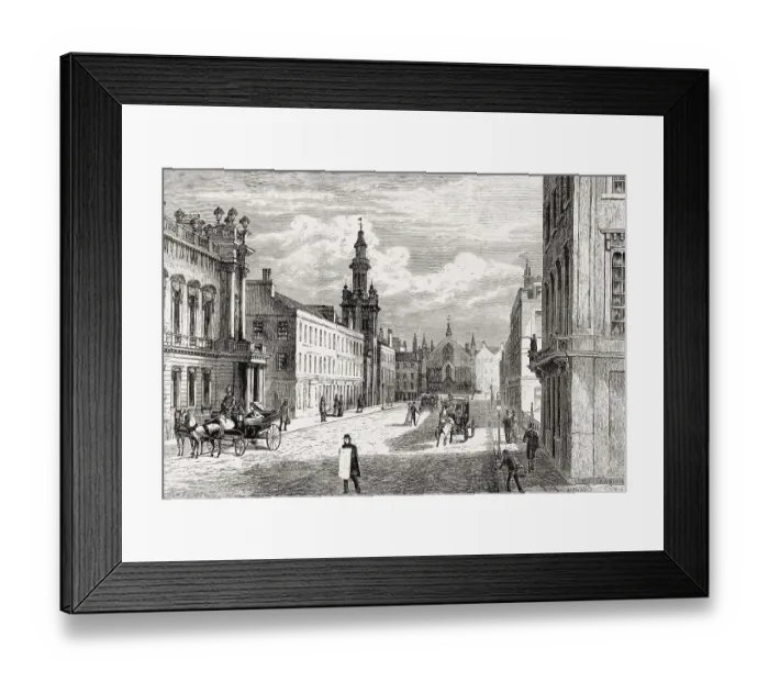 Framed Print : George IV Bridge, Edinburgh, Scotland Framed Print : George IV Bridge, Edinburgh, Scotland