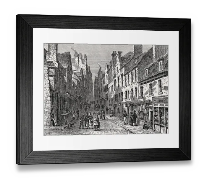 Framed Print : St Mary's Wynd, Edinburgh, Scotland