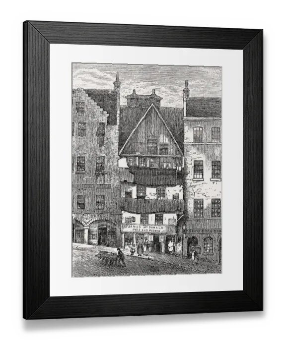 Framed Print : Mahogany Land in Potterow, Edinburgh