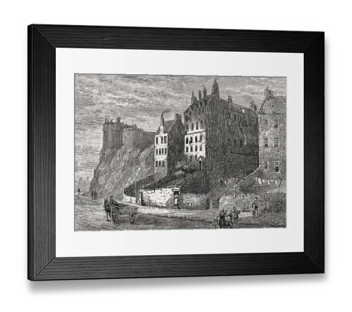 Framed Print : Edinburgh Castle Road, Edinburgh Framed Print : Edinburgh Castle Road, Edinburgh