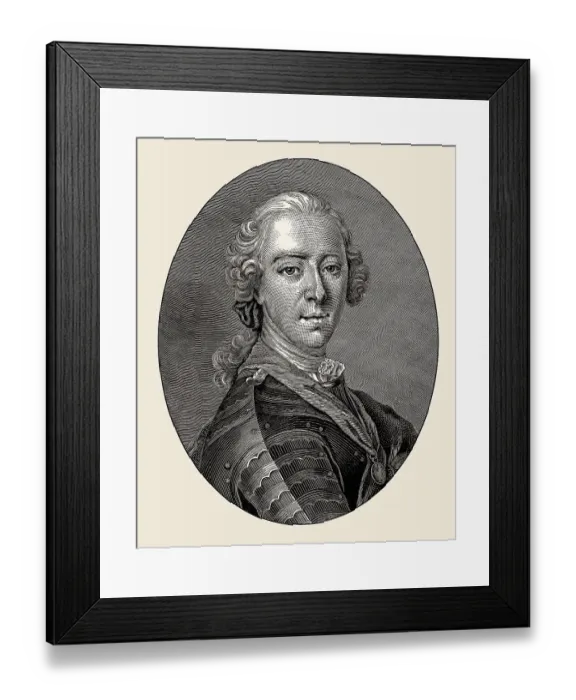 Framed Print : Charles Edward Stuart, Bonnie Prince Charlie Framed Print : Charles Edward Stuart, Bonnie Prince Charlie