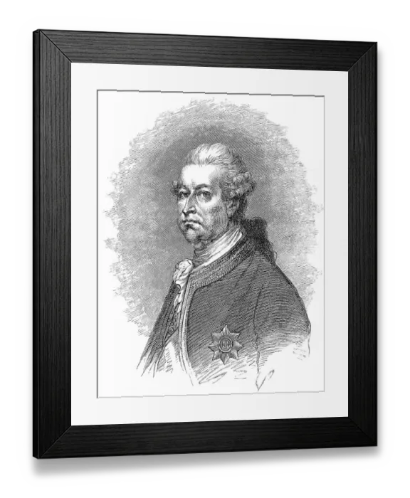 Framed Print : Charles Edward Stuart, Bonnie Prince Charlie Framed Print : Charles Edward Stuart, Bonnie Prince Charlie