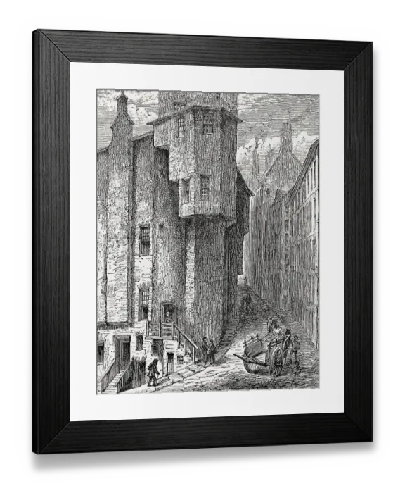Framed Print : Major Weir's House, assembly rooms Framed Print : Major Weir's House, assembly rooms