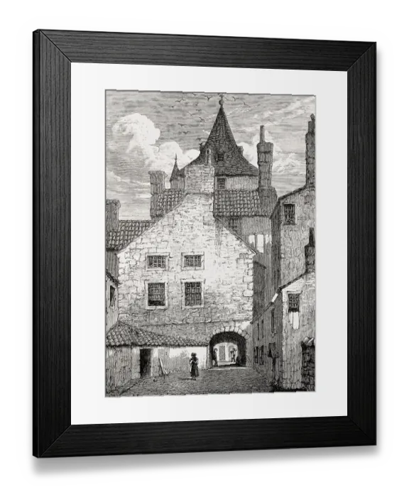 Framed Print : Tolbooth Wynd, Canongate, Edinburgh Framed Print : Tolbooth Wynd, Canongate, Edinburgh