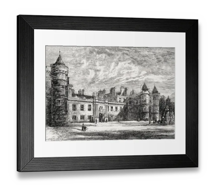 Framed Print : Palace of Holyroodhouse, Westfront