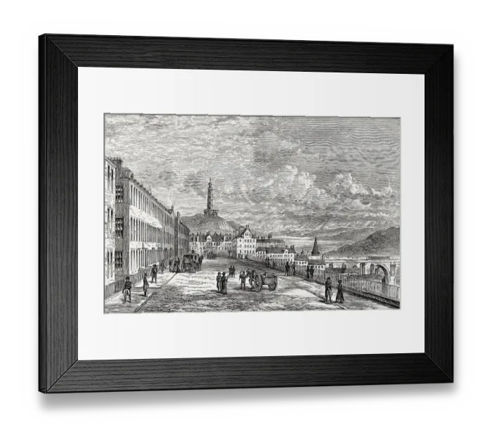 Framed Print : The Nelson Monument, Edinburgh Framed Print : The Nelson Monument, Edinburgh