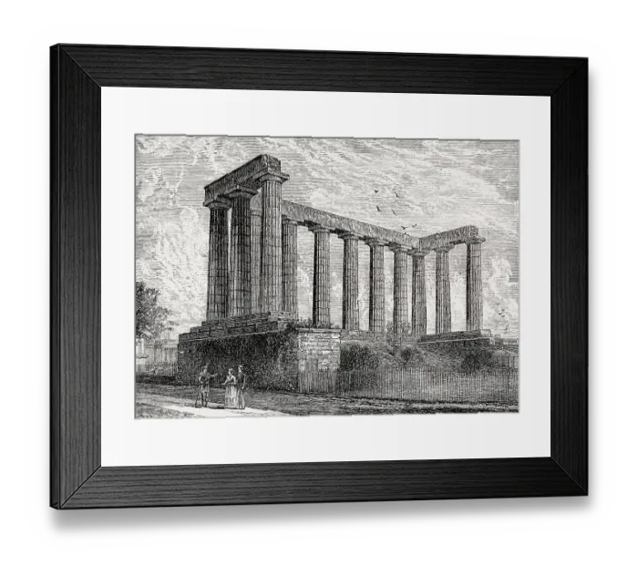Framed Print : National monument, Calton Hill Framed Print : National monument, Calton Hill