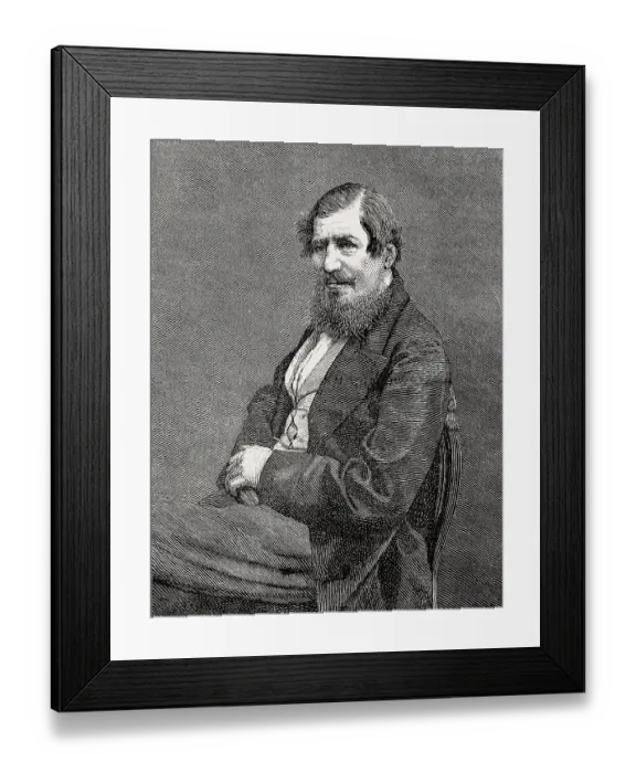 Framed Print : William Edmondstoune Aytoun, 1813 - 1865 Framed Print : William Edmondstoune Aytoun, 1813 - 1865