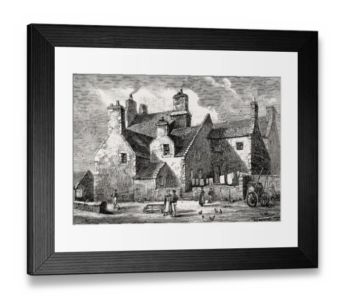 Framed Print : Old Houses at the East Side of Society Framed Print : Old Houses at the East Side of Society