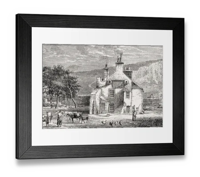 Framed Print : The Holyrood Diary, Edinburgh, Scotland Framed Print : The Holyrood Diary, Edinburgh, Scotland