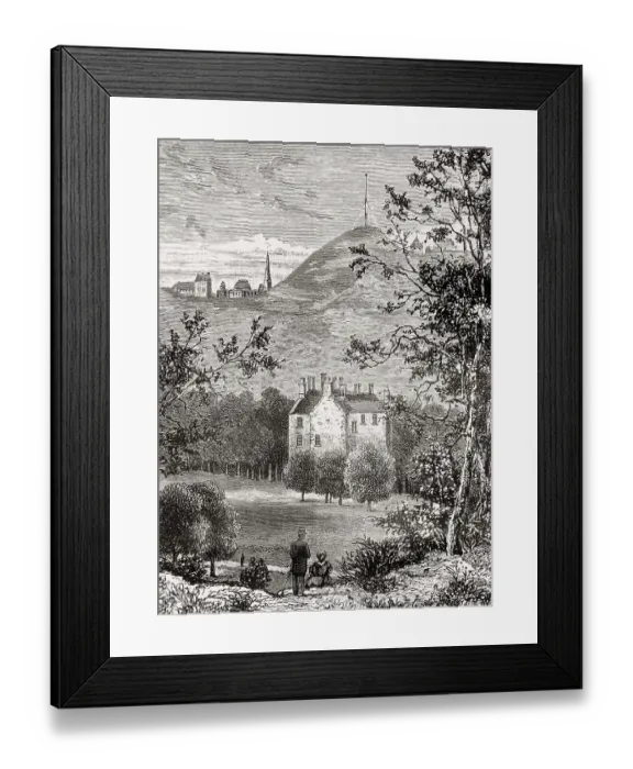 Framed Print : Clockmill House, 1780, Holyrood Park Framed Print : Clockmill House, 1780, Holyrood Park
