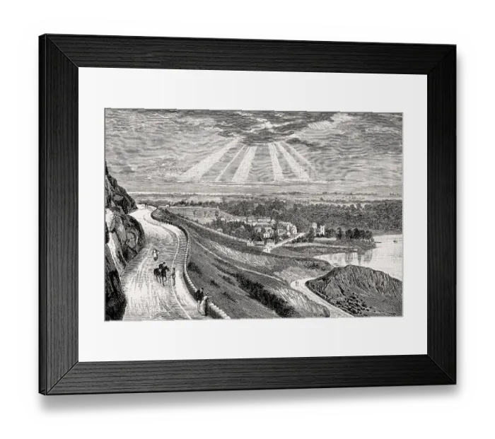 Framed Print : Duddingston, a former village in the east of Edinburgh Framed Print : Duddingston, a former village in the east of Edinburgh