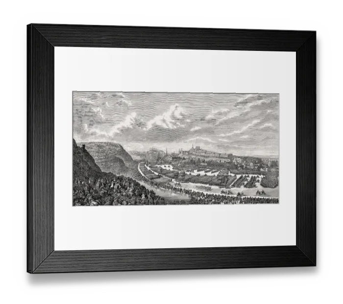 Framed Print : The Volunteer Review in the Queen's Park