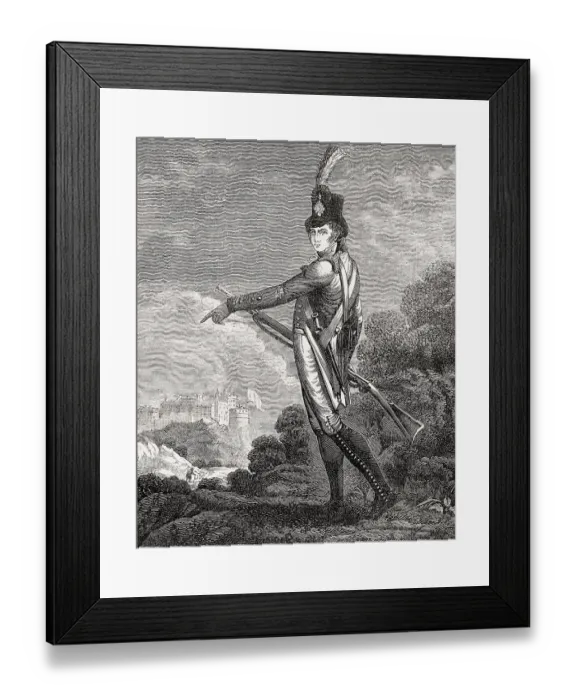 Framed Print : A Royal Edinburgh Volunteer, Scotland Framed Print : A Royal Edinburgh Volunteer, Scotland