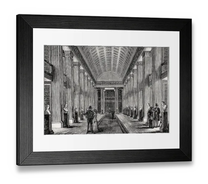 Framed Print : The Library Hall, University, Edinburgh