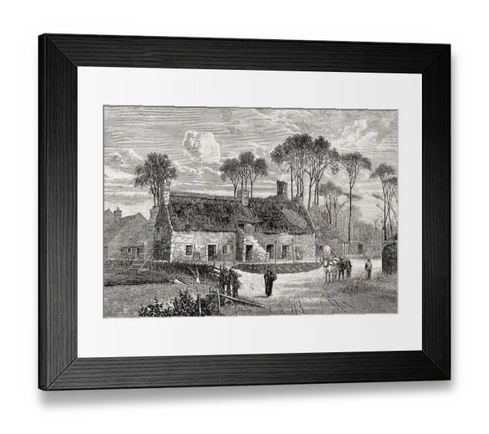Framed Print : Old houses at Echo Bank, Edinburgh Framed Print : Old houses at Echo Bank, Edinburgh