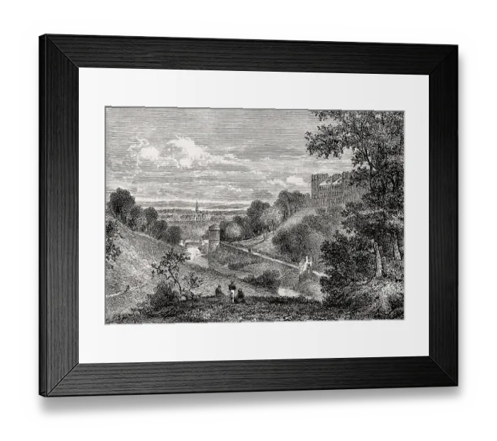 Framed Print : The Water of Leith, Edinburgh, Scotland