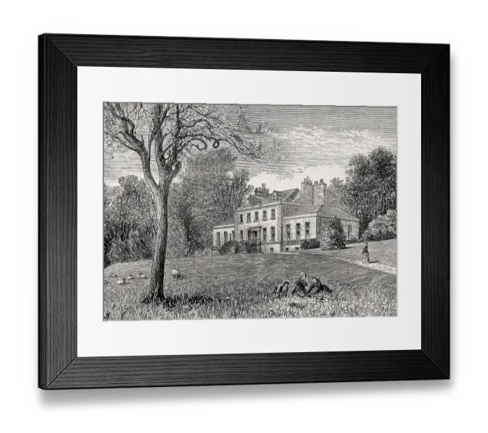 Framed Print : Beechwood House, Edinburgh, Scotland, 19th century Framed Print : Beechwood House, Edinburgh, Scotland, 19th century