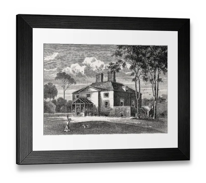 Framed Print : Hawkhill House, Lochend Road, Edinburgh