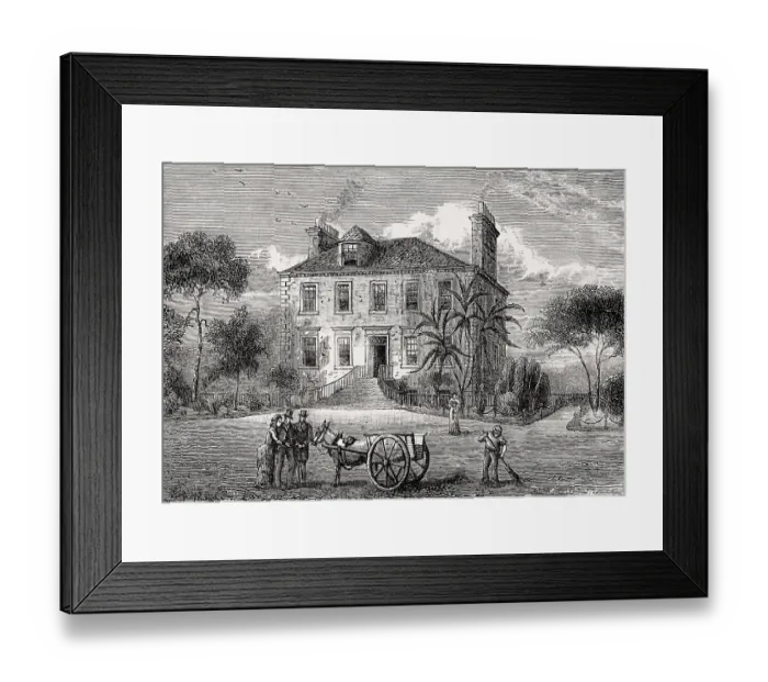 Framed Print : Victorian villa, Marionville Road