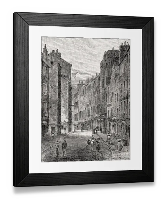 Framed Print : Tolbooth Wynd, Canongate, Edinburgh Framed Print : Tolbooth Wynd, Canongate, Edinburgh