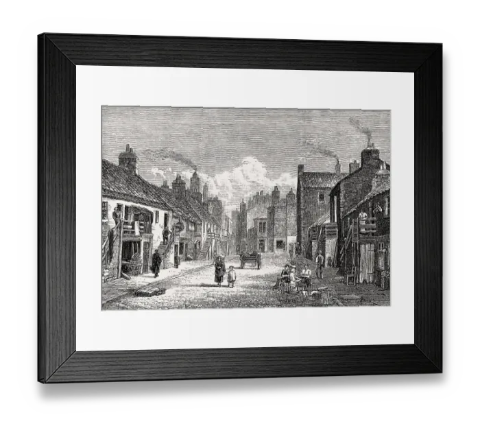 Framed Print : Main Street, Newhaven, Edinburgh Framed Print : Main Street, Newhaven, Edinburgh