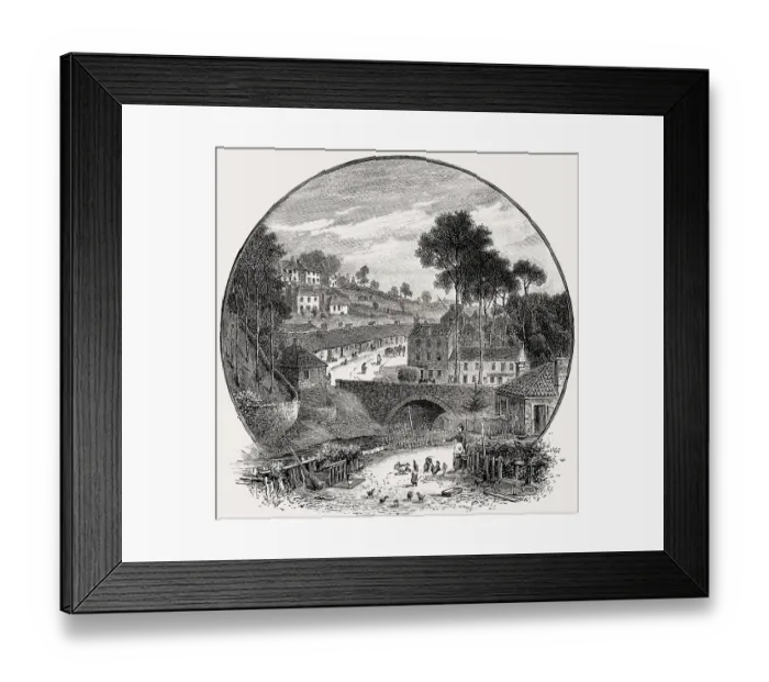 Framed Print : Colinton, Edinburgh, Scotland, 19th century
