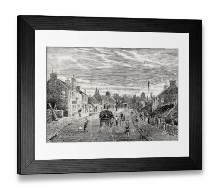 Framed Print : Gilmerton, a suburb of Edinburgh