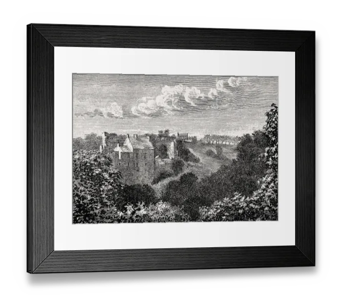 Framed Print : Roslin Castle, Roslin, Edinburgh