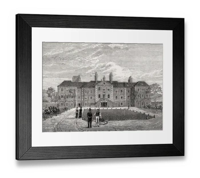 Framed Print : New Hailes house, Musselburgh, East Lothian