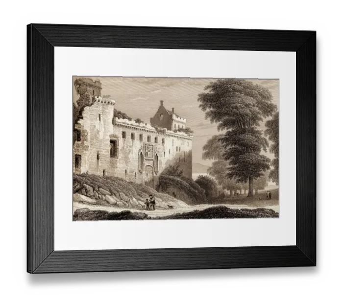 Framed Print : The ruins of Linlithgow Palace