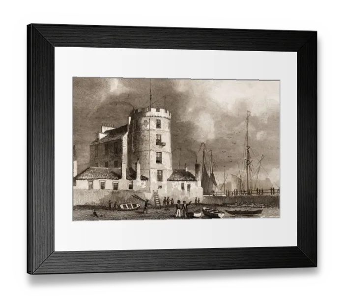 Framed Print : The Signal Tower, Leith Harbour