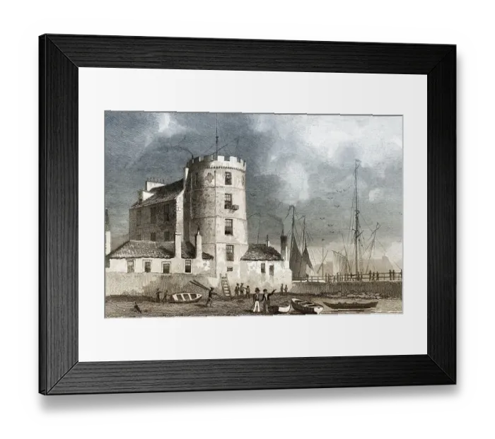 Framed Print : The Signal Tower, Leith Harbour
