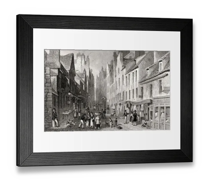 Framed Print : St Mary's Wynd, from the Pleasance Framed Print : St Mary's Wynd, from the Pleasance