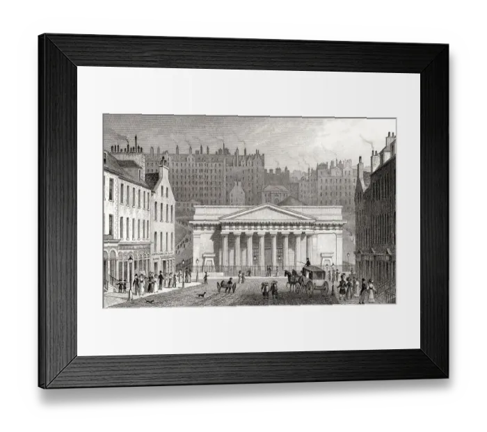 Framed Print : Royal Institution, from Hanover Street Framed Print : Royal Institution, from Hanover Street