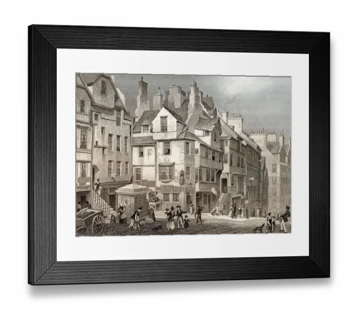 Framed Print : John Knox's House, High Street