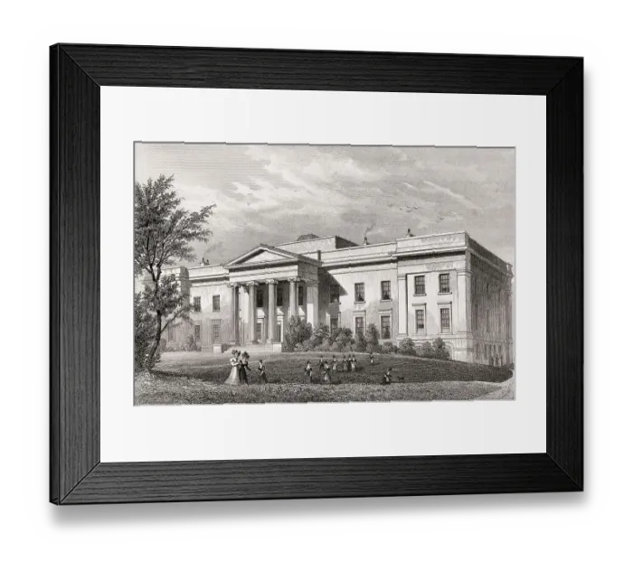 Framed Print : New Merchant Maiden Hospital, Lauriston Lane