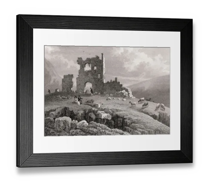 Framed Print : Ruins of St Anthony's Chapel