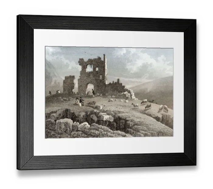 Framed Print : Ruins of St Anthony's Chapel